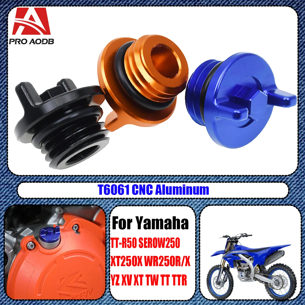 CNC Engine Oil Filler Plug Cap Cover For Yamaha YZ250F YZ450F YZ426F YZ400F TTR50 XV XT Serow WR250X WR250R WR426F WR250F WR400F
CNC Engine Oil Filler Plug Cap Cover For Yamaha YZ250F YZ450F YZ426F YZ400F TTR50 XV XT Serow WR250X WR250R WR426F WR250F WR400F
