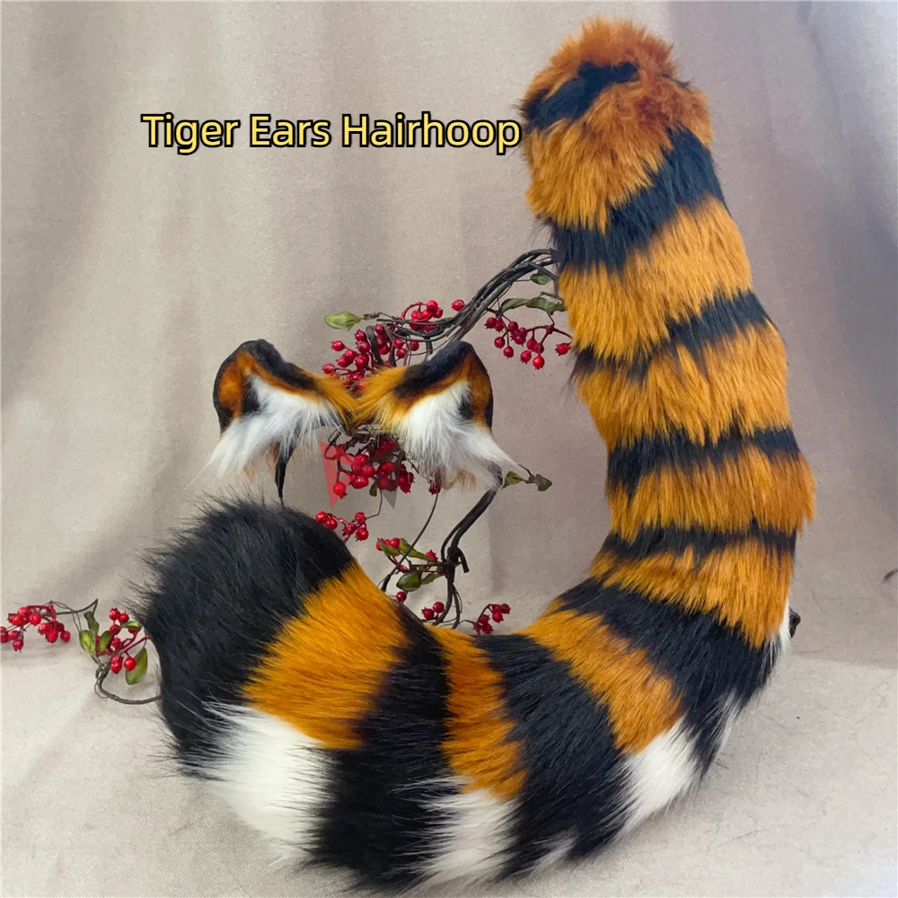 Customized Hand Work Luwu Tiger Ears Hairhoop Headwear Tail Gloves Shoes Fursuit for Halloween Christmas Game Party Cosplay
Customized Hand Work Luwu Tiger Ears Hairhoop Headwear Tail Gloves Shoes Fursuit for Halloween Christmas Game Party Cosplay