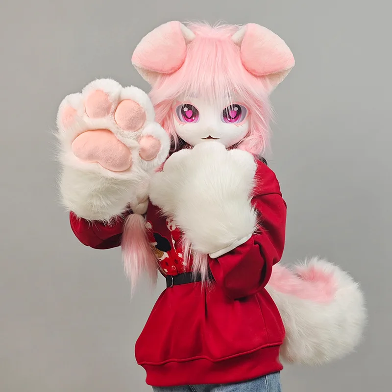 Pao Fu Dog Beast Head Beast Claw Beast Tail Cosplay Prop Plush Braid Animal Head Animal Like Claws Animal Tail Props
Pao Fu Dog Beast Head Beast Claw Beast Tail Cosplay Prop Plush Braid Animal Head Animal Like Claws Animal Tail Props