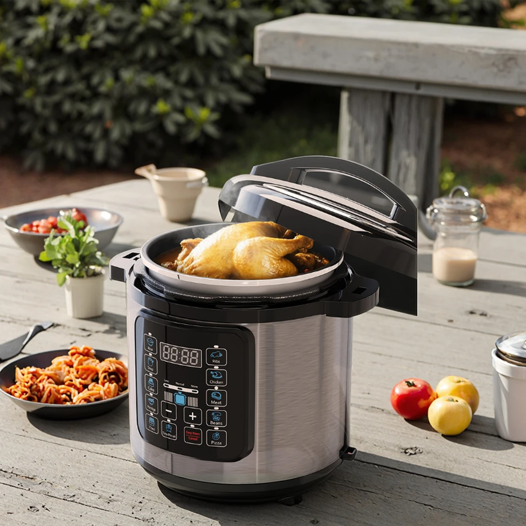 Electric Pressure Cooker Household High-voltage Rice Cooker 6L Large Capacity Electric Pressure Cooker for Stewing Soup
Electric Pressure Cooker Household High-voltage Rice Cooker 6L Large Capacity Electric Pressure Cooker for Stewing Soup