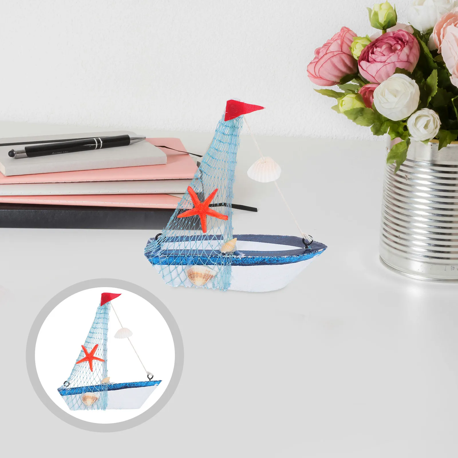 Wooden Sailboat Decoration Cartoon Lovely Sailboat Pattern Environmental Protection Car Ornament Creative Home Office Table
Wooden Sailboat Decoration Cartoon Lovely Sailboat Pattern Environmental Protection Car Ornament Creative Home Office Table