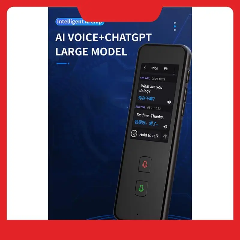 New M10 Intelligent Speech Translation Machine Intelligent Voice Translator For Overseas Travel Business Negotiation
New M10 Intelligent Speech Translation Machine Intelligent Voice Translator For Overseas Travel Business Negotiation