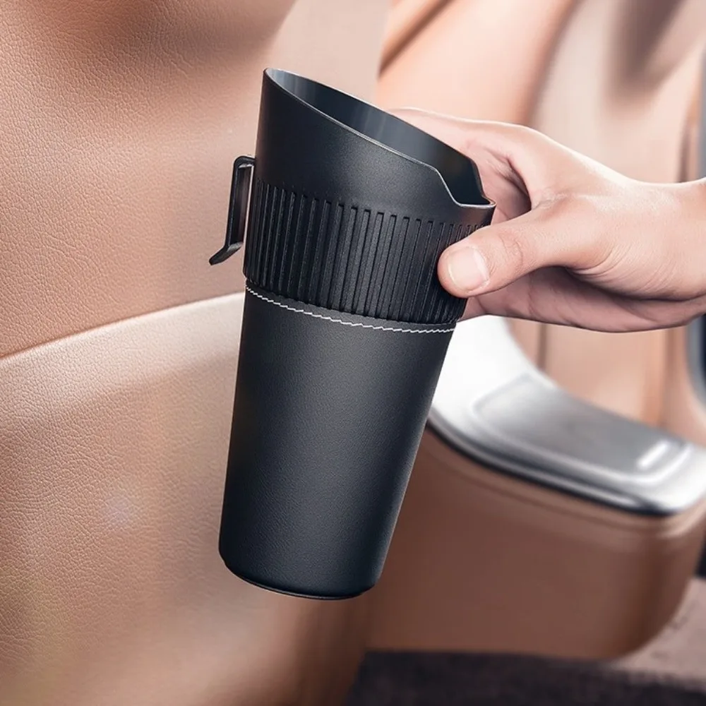 Leather Wrapping Car Trash Can Washable Garbage Can Cup Holder Storage Organizers Vehicle Dustbin Waste Bin Car Door Storage
Leather Wrapping Car Trash Can Washable Garbage Can Cup Holder Storage Organizers Vehicle Dustbin Waste Bin Car Door Storage