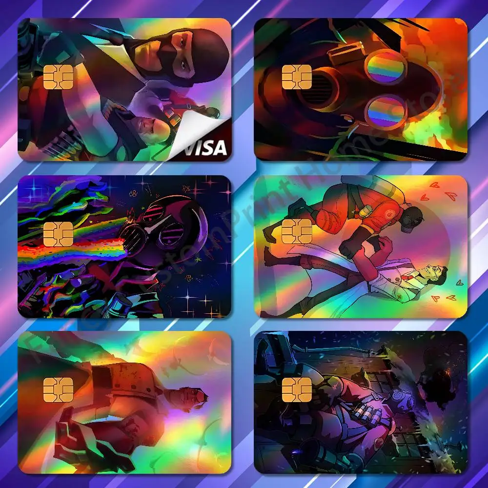 T-Teams F-Fortress-S 2 Game Skin HD Color Laser Stickers Film Decal Scratch-resistant For Credit Debit Card Small Large Chip
T-Teams F-Fortress-S 2 Game Skin HD Color Laser Stickers Film Decal Scratch-resistant For Credit Debit Card Small Large Chip