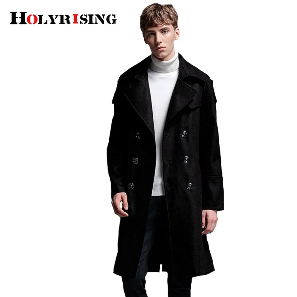 Holyrising Wool Coat Men 70%Wool Homme Overcoat Double-Breasted Man Coats and Jackets Casual Slim Topcoat 3Colours S-6XL 18553-5
Holyrising Wool Coat Men 70%Wool Homme Overcoat Double-Breasted Man Coats and Jackets Casual Slim Topcoat 3Colours S-6XL 18553-5