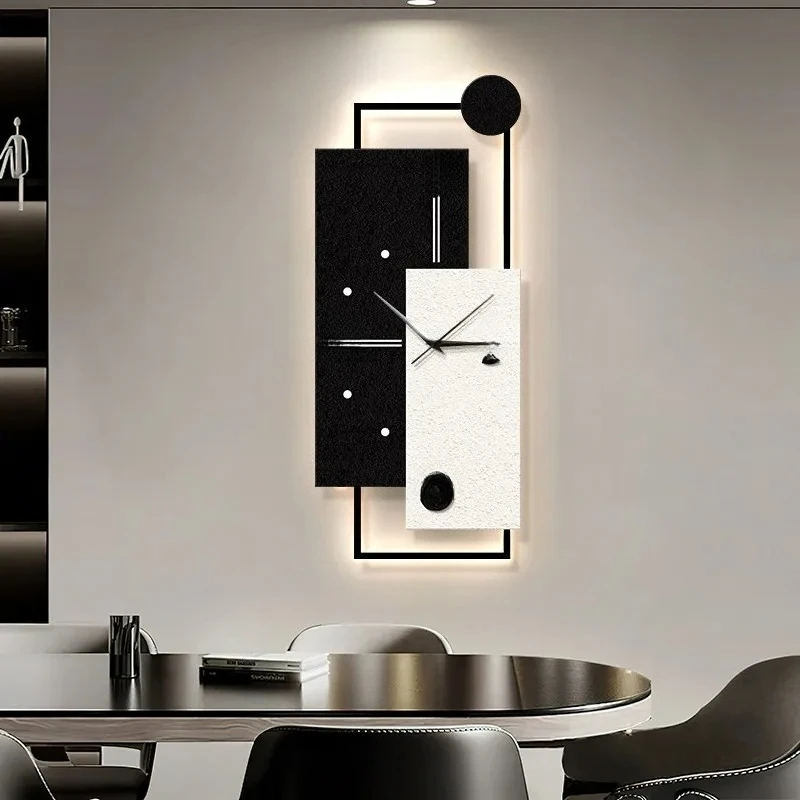 Декоративные настенные часы для гостиной, светодиодные часы с подсветкой, современные роскошные большие часы с подсветкой, креативные бесшумные часы с пультом дистанционного управления
Декоративные настенные часы для гостиной, светодиодные часы с подсветкой, современные роскошные большие часы с подсветкой, креативные бесшумные часы с пультом дистанционного управления