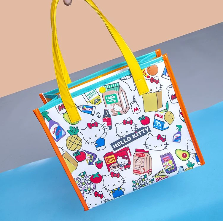 Hello Kitty Handbag Cute Cartoon Printing Pattern High-capacity Shopping Bag New Fashion Personality Delicate Souvenir Gift Bag
Hello Kitty Handbag Cute Cartoon Printing Pattern High-capacity Shopping Bag New Fashion Personality Delicate Souvenir Gift Bag