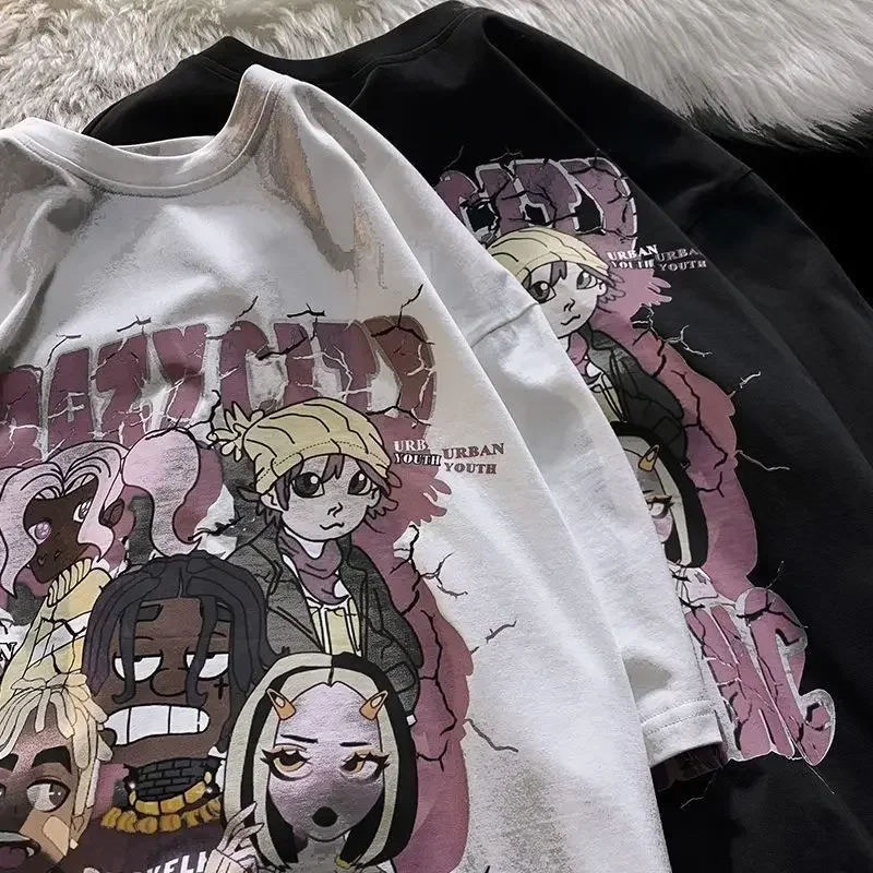 100℅ cotton harajuku fashion graphic t shirts men clothing plus size top women funny oversized printed anime tees streetwear
100℅ cotton harajuku fashion graphic t shirts men clothing plus size top women funny oversized printed anime tees streetwear