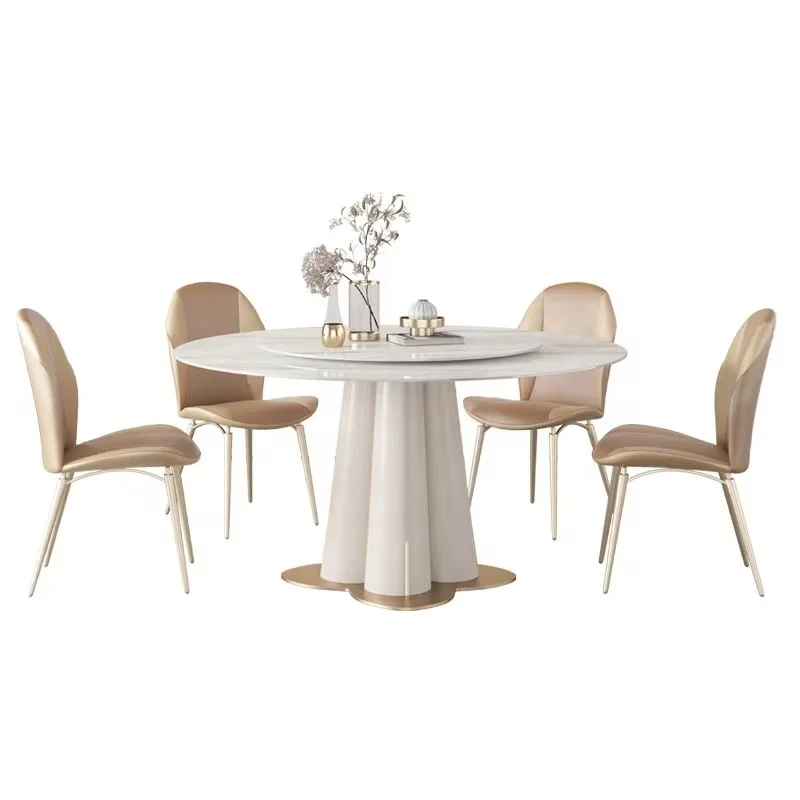 Dining Room Furniture Wholesale Price Latest Design Luxury Modern Golden Stainless Steel Italian Dining Table Set with Chairs
Dining Room Furniture Wholesale Price Latest Design Luxury Modern Golden Stainless Steel Italian Dining Table Set with Chairs