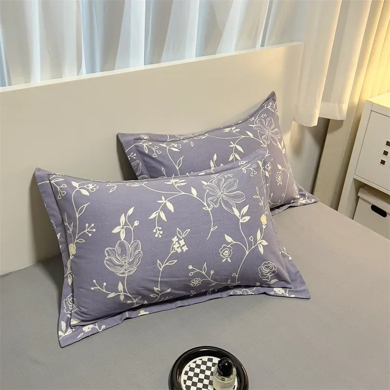 1 abraded pillowcase spring and autumn printed pastoral floral pillowcase thickened with pure cotton
1 abraded pillowcase spring and autumn printed pastoral floral pillowcase thickened with pure cotton