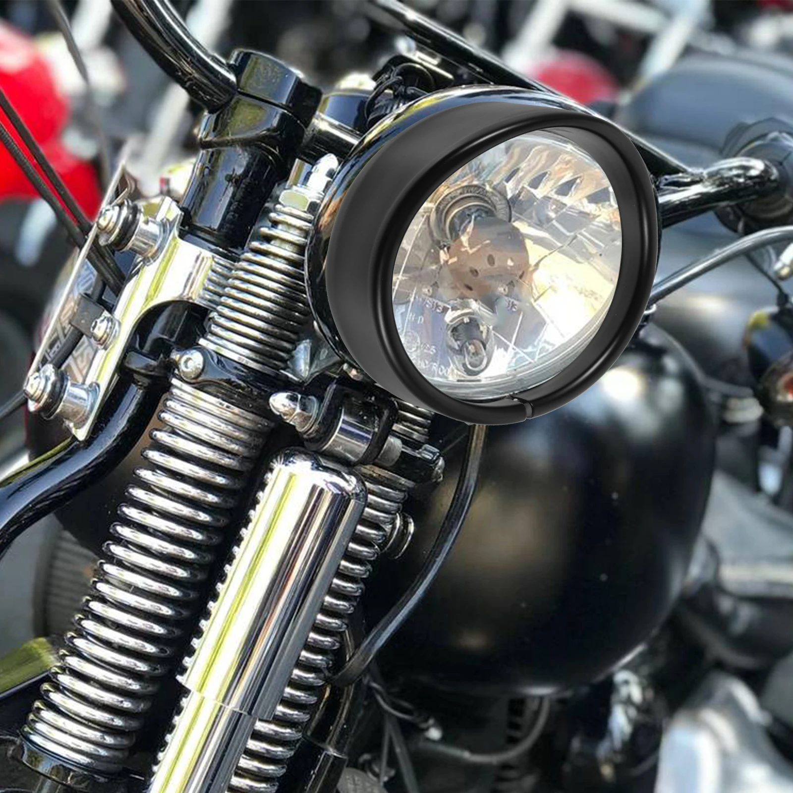 Hat Brim Lamp Cover Headlight Trim 5.75 Black Motorcycle Accessory Metal Decorative Ring Part Motorcycle Gear
Hat Brim Lamp Cover Headlight Trim 5.75 Black Motorcycle Accessory Metal Decorative Ring Part Motorcycle Gear