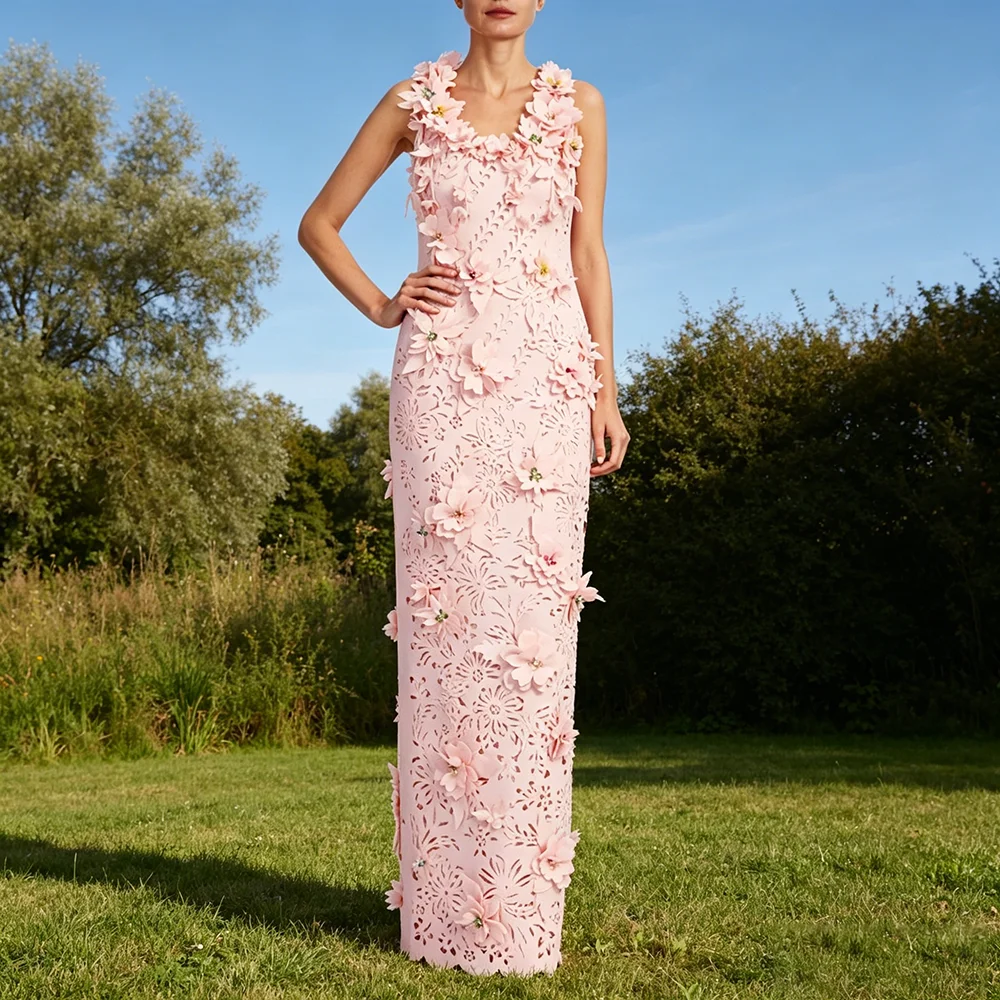 Exquisite Appliques Cut-out Straight Women's Sleeveless Spaghetti Strap Prom Gowns Customized Evening Dress Party Dress New 2026
Exquisite Appliques Cut-out Straight Women's Sleeveless Spaghetti Strap Prom Gowns Customized Evening Dress Party Dress New 2026
