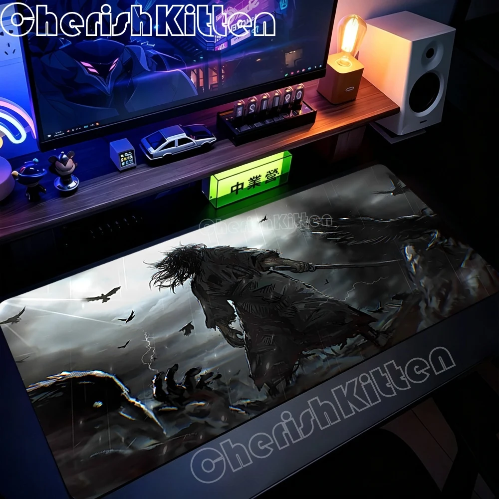 Japanese Samurai Desk Mat Black and White Gaming Keyboard Mat Large Oni Samurai Extended Deskpad Ghost of Tsushima Mousepad
Japanese Samurai Desk Mat Black and White Gaming Keyboard Mat Large Oni Samurai Extended Deskpad Ghost of Tsushima Mousepad