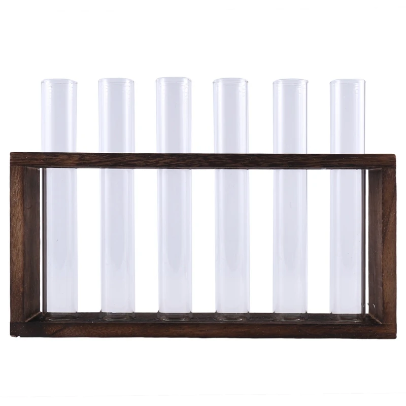 Plant Terrarium With Wooden Stand, Desktop/Wall Hanging Live Plant Propagation Station Planters Glass Tubes Hydroponic
Plant Terrarium With Wooden Stand, Desktop/Wall Hanging Live Plant Propagation Station Planters Glass Tubes Hydroponic