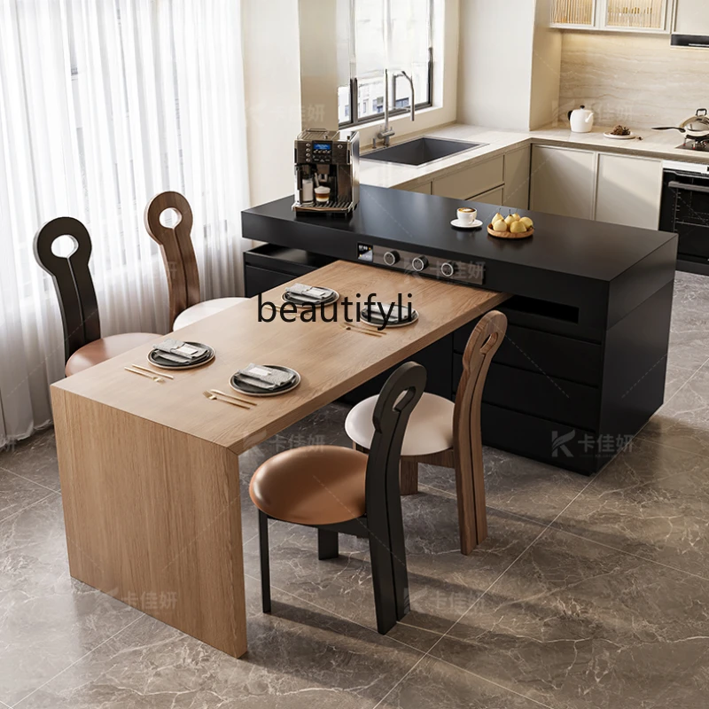 French Style Chinese Style Rotating Retractable Stone Plate Zhongdao Table Dining Table Integrated Open Kitchen
French Style Chinese Style Rotating Retractable Stone Plate Zhongdao Table Dining Table Integrated Open Kitchen