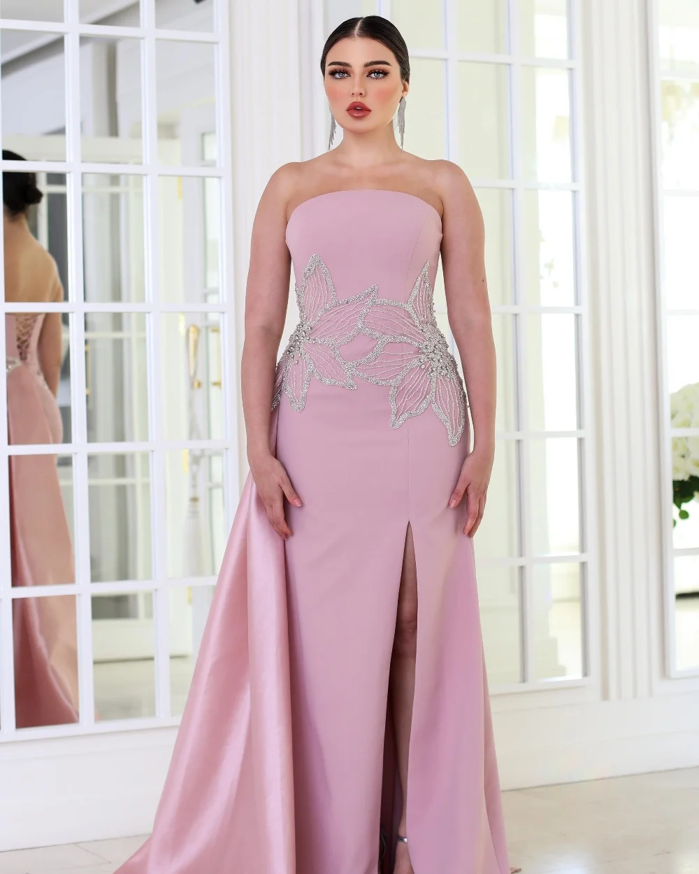 Customized Matching Exquisite Jersey Applique Beading Rhinestone Ruched Straight Strapless Long Dresses Bespoke Occasion Dresses
Customized Matching Exquisite Jersey Applique Beading Rhinestone Ruched Straight Strapless Long Dresses Bespoke Occasion Dresses