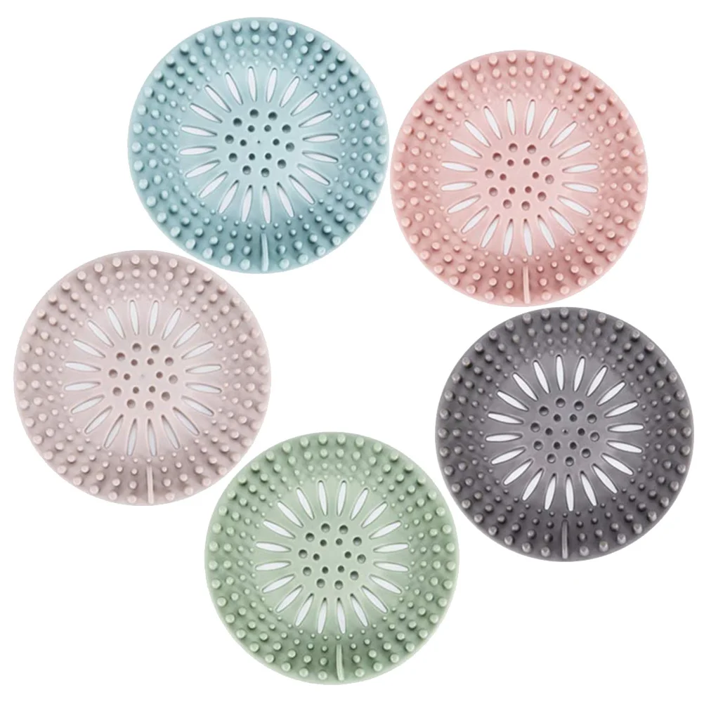 5Pcs Anti-Blocking Floor Drain Covers Creative Round Sink Stoppers Food Debris Trap Filters for Kitchen Bathroom Laundry
5Pcs Anti-Blocking Floor Drain Covers Creative Round Sink Stoppers Food Debris Trap Filters for Kitchen Bathroom Laundry