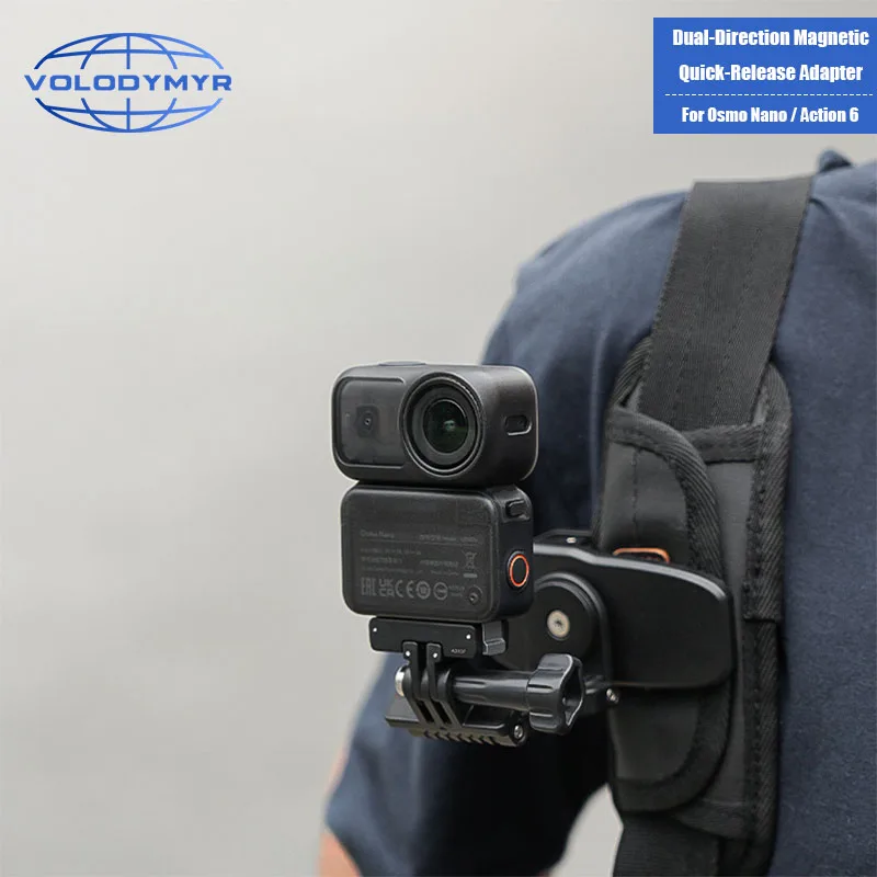 VOLODYMYR Magnetic Quick Release Adapter Mount for DJI OSMO Action 6 OSMO NANO Camera Stand Mount Adapter with 1/4 Inch Screw
VOLODYMYR Magnetic Quick Release Adapter Mount for DJI OSMO Action 6 OSMO NANO Camera Stand Mount Adapter with 1/4 Inch Screw