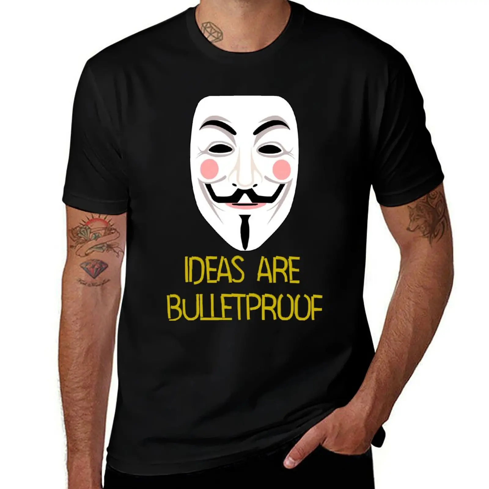 IDEAS ARE BULLETPROOF T-Shirt Luxury man designer shirts luxury designer men t shirts
IDEAS ARE BULLETPROOF T-Shirt Luxury man designer shirts luxury designer men t shirts