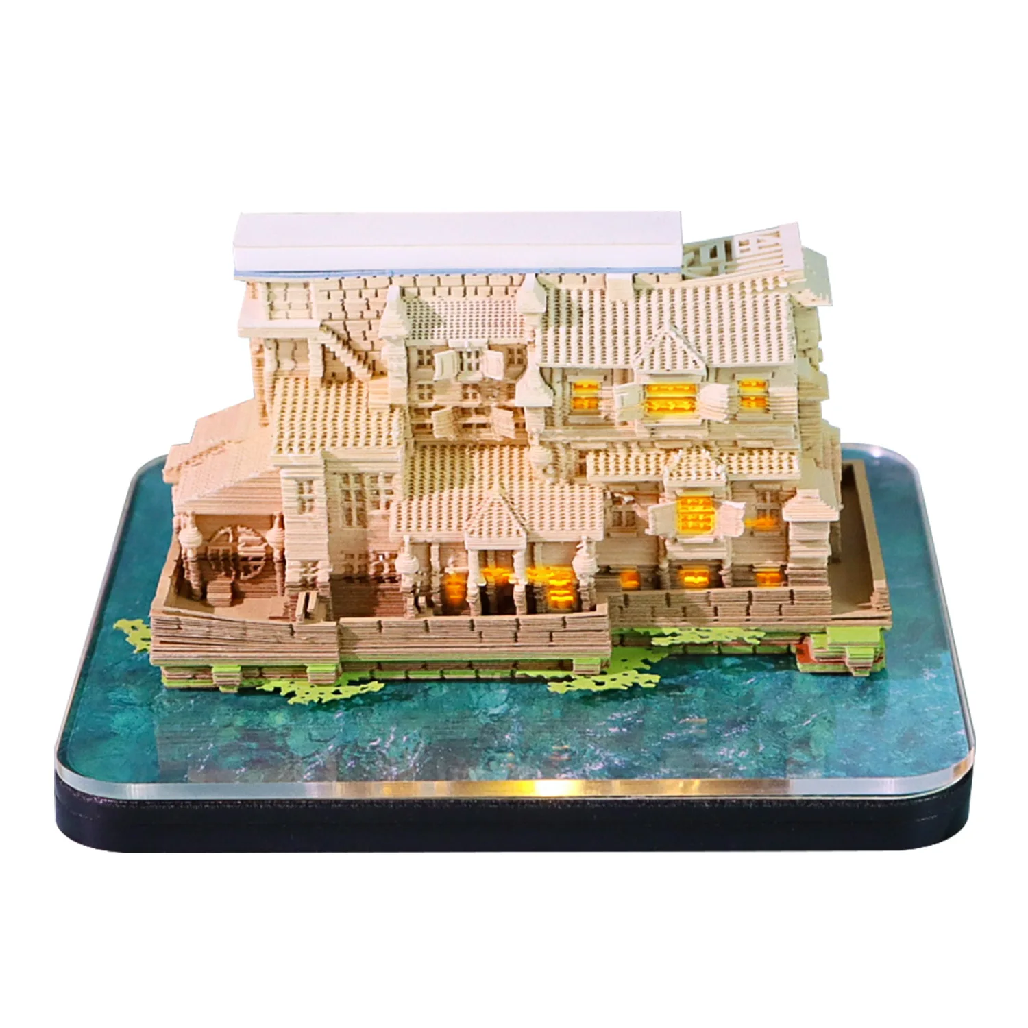 Novel Desktop Ornaments Gifts Chinese Elements 3D Sticky Notes Jiangnan Ancient Town Model Gift For Students
Novel Desktop Ornaments Gifts Chinese Elements 3D Sticky Notes Jiangnan Ancient Town Model Gift For Students
