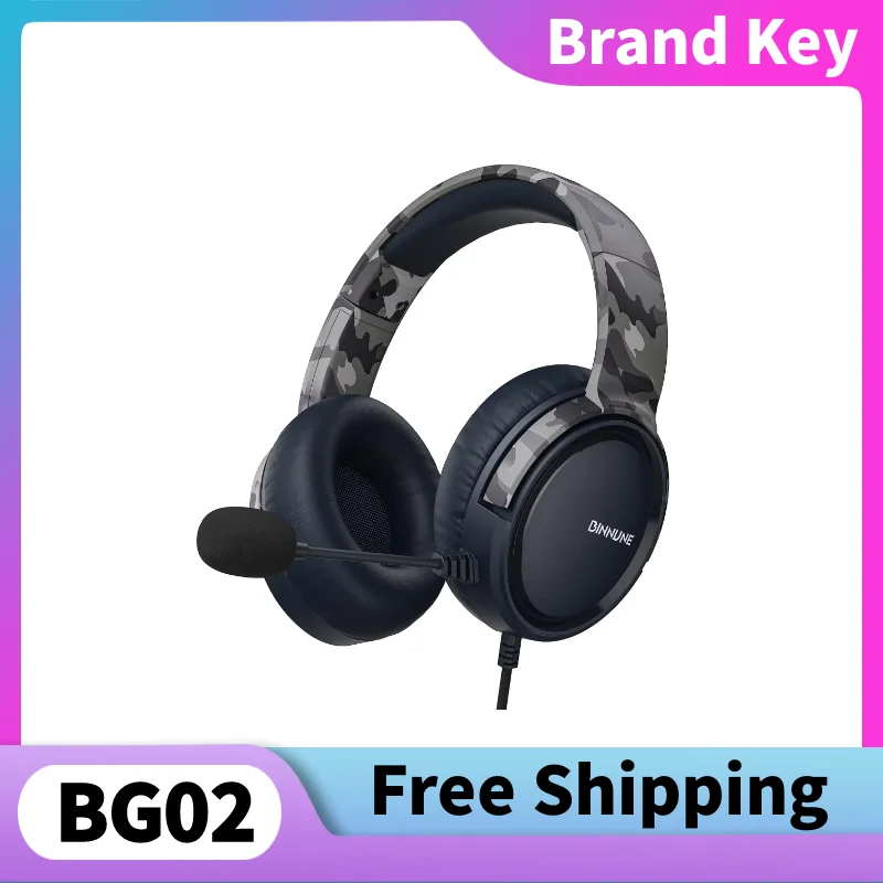 BINNUNE BG02 Wired Over-ear Gaming Headset with Microphone for PS4, PS5, Xbox Series, Xbox One, PC Switch Wired Gaming Headset
BINNUNE BG02 Wired Over-ear Gaming Headset with Microphone for PS4, PS5, Xbox Series, Xbox One, PC Switch Wired Gaming Headset