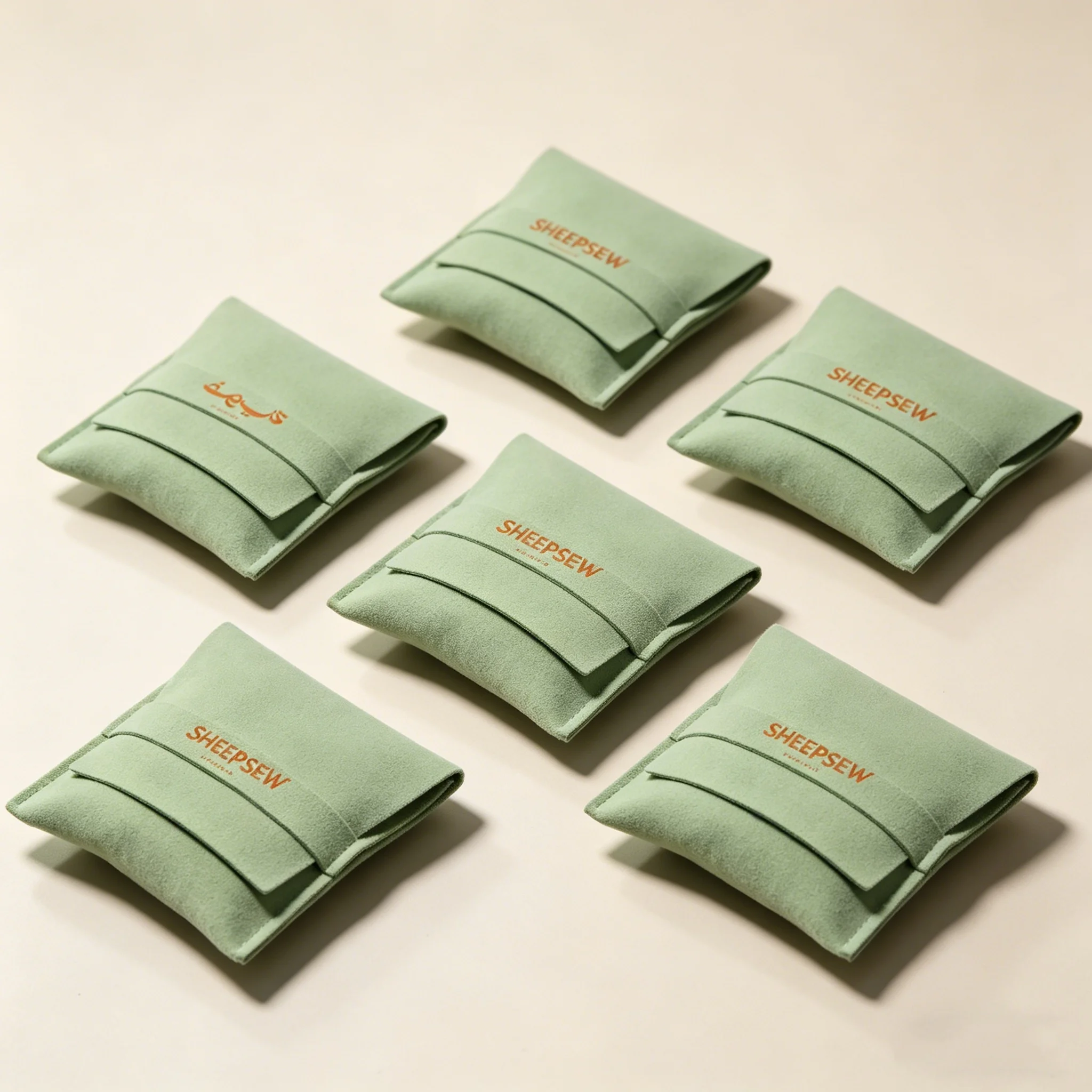 SheepSew OEM Custom Microfiber Suede Flap Pouch Printed Logo Jewelry Gift Packaging Bag
SheepSew OEM Custom Microfiber Suede Flap Pouch Printed Logo Jewelry Gift Packaging Bag