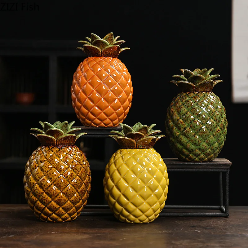 Chinese Pineapple Tea Can Ceramic Tea Storage Can Creative Sealed Can Office Home Candy Tea Storage Decoration Friend Gift
Chinese Pineapple Tea Can Ceramic Tea Storage Can Creative Sealed Can Office Home Candy Tea Storage Decoration Friend Gift