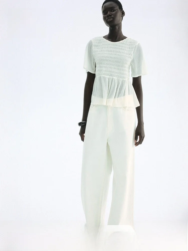 H&M Женская весенняя юбка Irt Sle Hem Плиссированный топ Princ Sle Прямая трубка Длинная све круглая Ne Тонкое полиэфирное волокно
H&M Женская весенняя юбка Irt Sle Hem Плиссированный топ Princ Sle Прямая трубка Длинная све круглая Ne Тонкое полиэфирное волокно