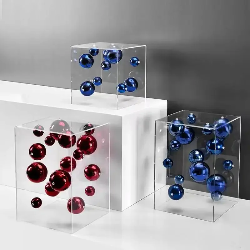 Modern Clear Acrylic Square Boxes Sculptures Creative Square Acrylic Cover Sphere Decor Porch Cabinet Crafts Ornament Home Decor
Modern Clear Acrylic Square Boxes Sculptures Creative Square Acrylic Cover Sphere Decor Porch Cabinet Crafts Ornament Home Decor