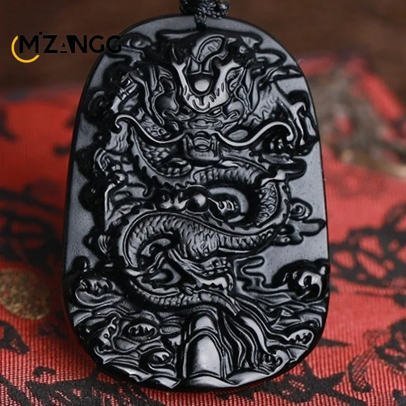 Natural Obsidian Ruyi Guardian Spirit Pendant Hand-Carved Exquisite and Charming Jade Necklace Men & Women Perfect Holiday Gift
Natural Obsidian Ruyi Guardian Spirit Pendant Hand-Carved Exquisite and Charming Jade Necklace Men & Women Perfect Holiday Gift