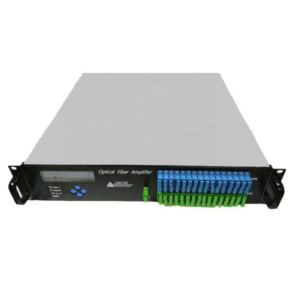 Edfa 8 16 32 Port 19dbmw~23dbm Fiber Optical Amplifier Catv Gpon Edfa 
Edfa 8 16 32 Port 19dbmw~23dbm Fiber Optical Amplifier Catv Gpon Edfa