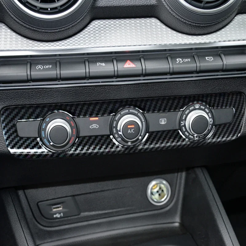 Car For Audi Q2 2018-2021 Central Air Conditioning Knob Frame Decoration Trim Carbon Fiber Color Sticker Interior Accessories
Car For Audi Q2 2018-2021 Central Air Conditioning Knob Frame Decoration Trim Carbon Fiber Color Sticker Interior Accessories