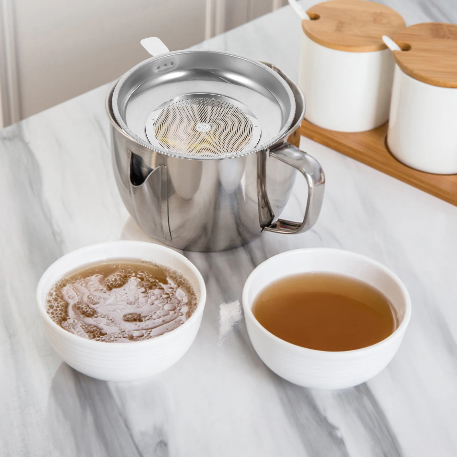1pc Stainless Steel Fine Mesh Oil Pot Strainer Reusable Tea Infuser Teapot Tea High Durability Stable Sturdy Long Lasting
1pc Stainless Steel Fine Mesh Oil Pot Strainer Reusable Tea Infuser Teapot Tea High Durability Stable Sturdy Long Lasting