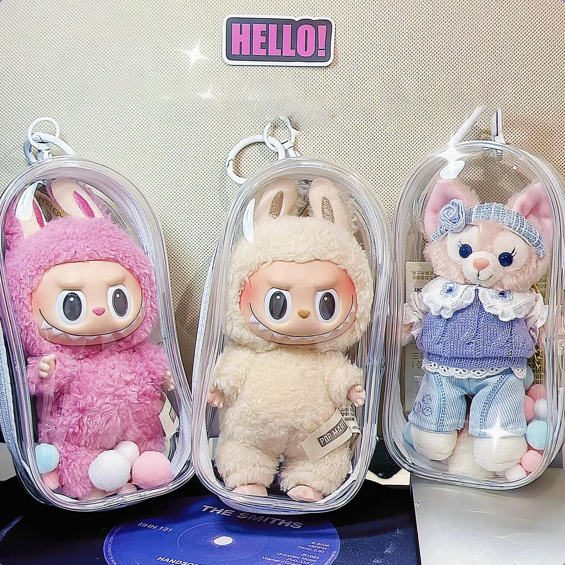 17cm Labubu Pvc Protective Shell Big Storage Dustproof Colorful Accessories Doll Bag Pendant Kawaii Gift
17cm Labubu Pvc Protective Shell Big Storage Dustproof Colorful Accessories Doll Bag Pendant Kawaii Gift