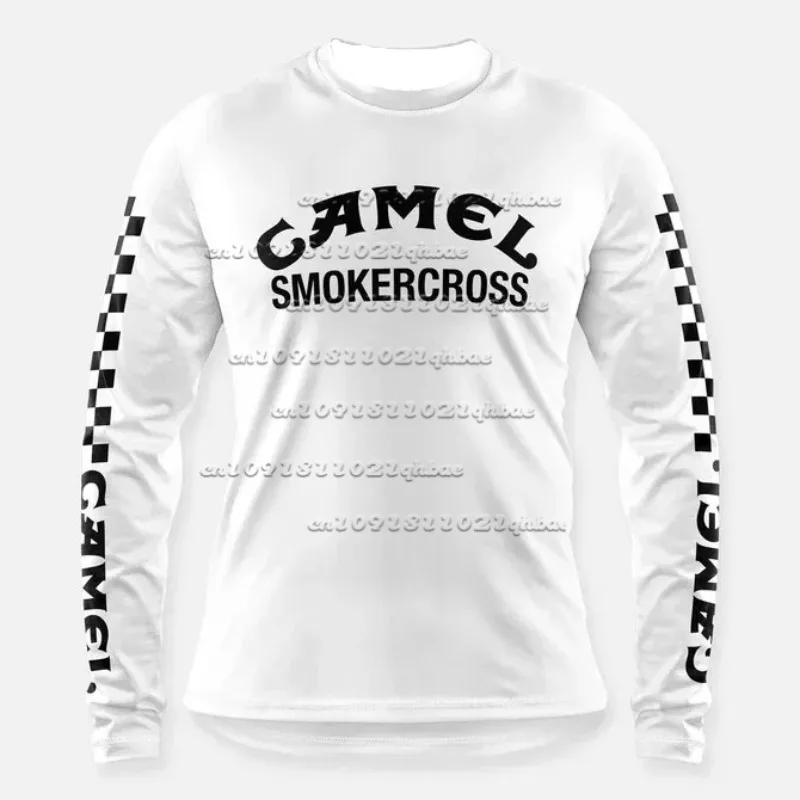 Men's and Women's Racing Printed T-shirts, Camel Smoke Off-road Motorcycle Clothing
Men's and Women's Racing Printed T-shirts, Camel Smoke Off-road Motorcycle Clothing