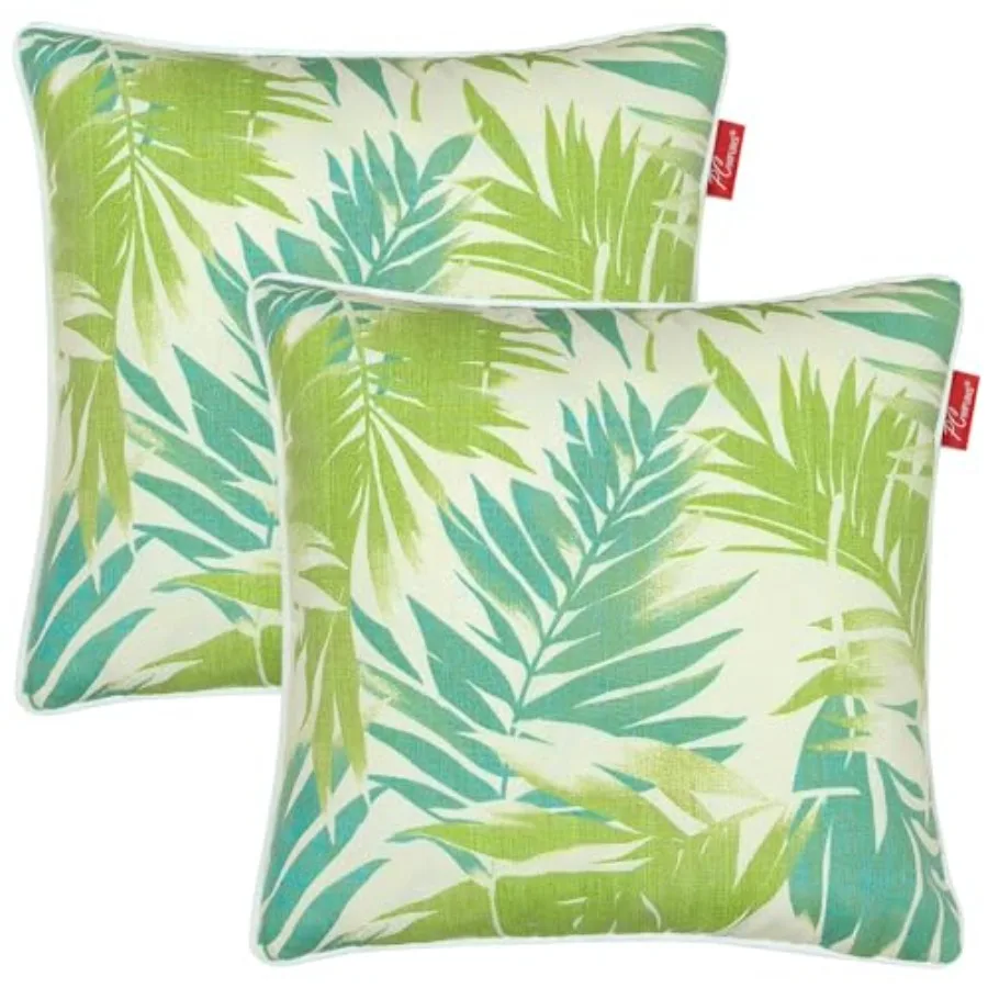 Outdoor Throw Pillows, All-Weather Water-Resistant Patio Pillows with Inserts, Decorative Pillows for Patio Furniture, Couch, S
Outdoor Throw Pillows, All-Weather Water-Resistant Patio Pillows with Inserts, Decorative Pillows for Patio Furniture, Couch, S
