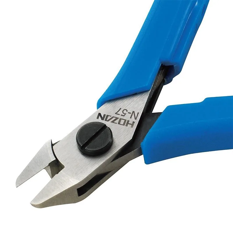HOZAN N-57 105mm High-Precision Semi-Flush Cut Nipper Electronics Jewelry Wire Cutter ESD Safe Anti-Static Side Cutting Pliers
HOZAN N-57 105mm High-Precision Semi-Flush Cut Nipper Electronics Jewelry Wire Cutter ESD Safe Anti-Static Side Cutting Pliers