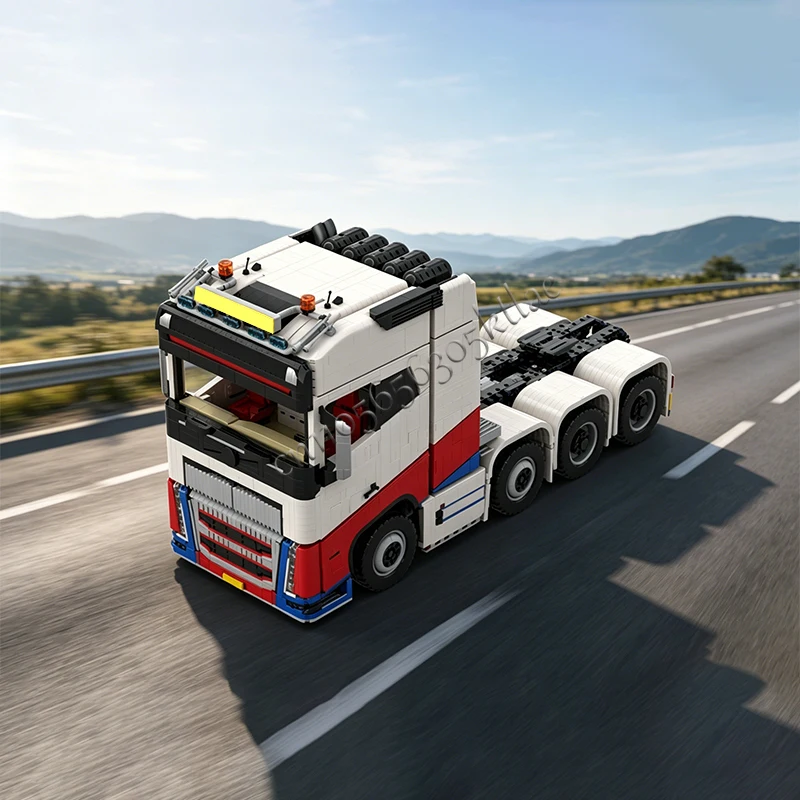 New 6787 PCS Moc City Engineering 1: 10 Ratio Tractor Truck Model Technology Building Blocks Creative Children Toy Birthday Gift
New 6787 PCS Moc City Engineering 1: 10 Ratio Tractor Truck Model Technology Building Blocks Creative Children Toy Birthday Gift