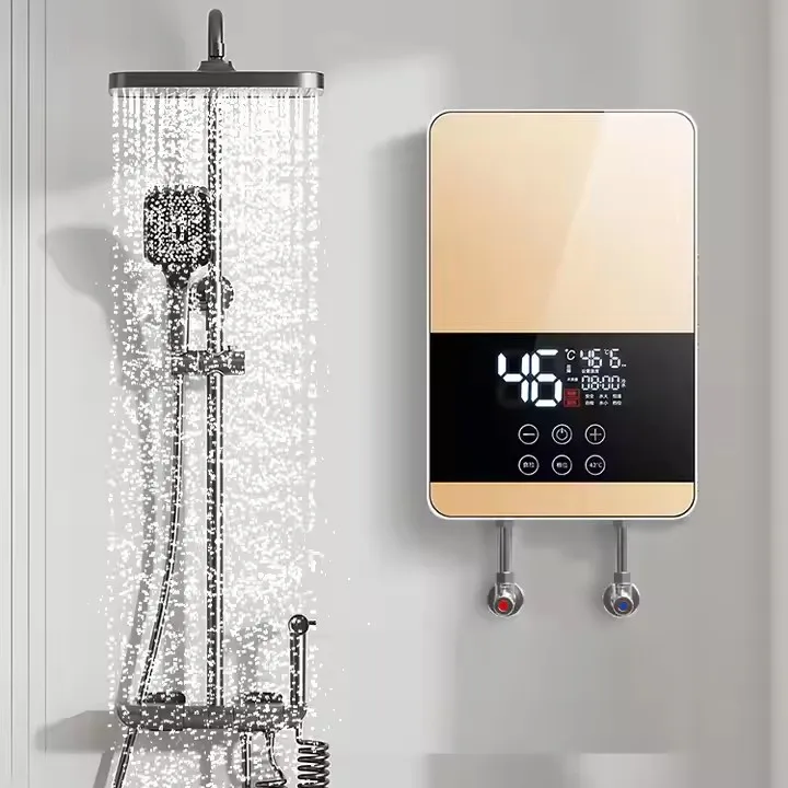 Electric Water Heater High Quality 3.5KW-6.5KW Tankless Instant Water Heater 220V 110V For Bathroom RV Outdoor Hotel Use
Electric Water Heater High Quality 3.5KW-6.5KW Tankless Instant Water Heater 220V 110V For Bathroom RV Outdoor Hotel Use