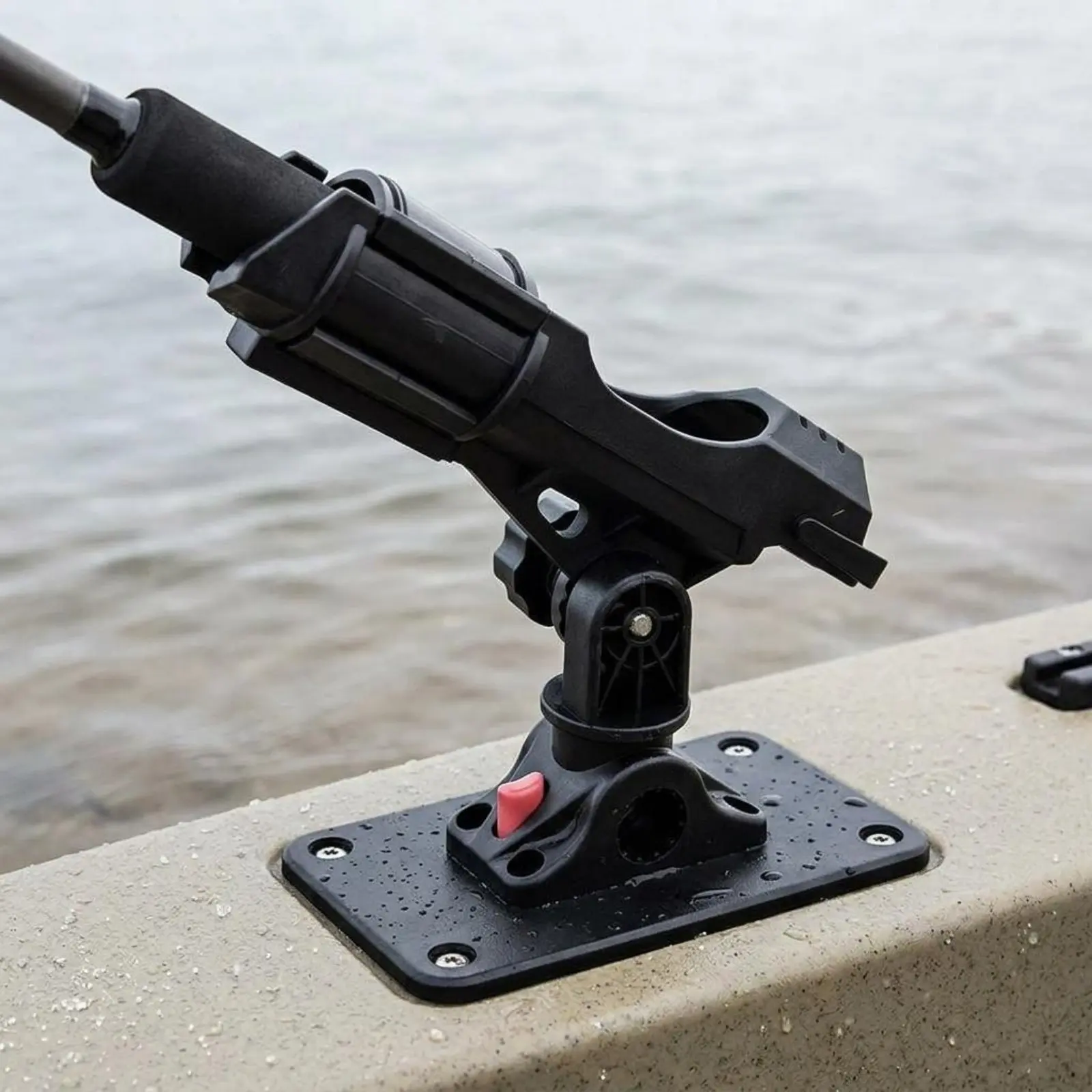 Adjustable Rod Holder Reel Slot Design 360 Degree Rod Holder Fishing Pole Mount Reinforced Nylon for Boat
Adjustable Rod Holder Reel Slot Design 360 Degree Rod Holder Fishing Pole Mount Reinforced Nylon for Boat