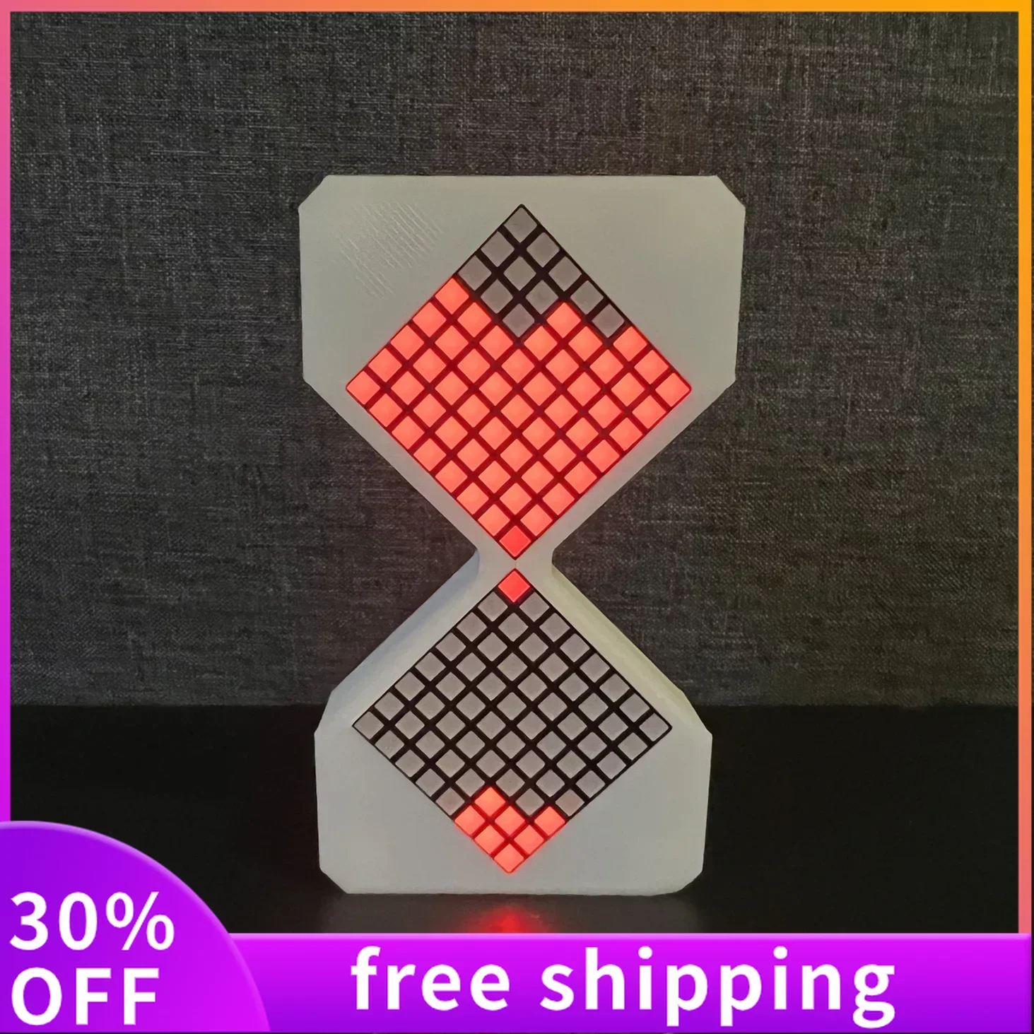 Electronic Hourglass Led DIY Digital Hourglass Cyber Hourglass Cyber Style Sense of Technology Glow Birthday Gift Toys Game Kids
Electronic Hourglass Led DIY Digital Hourglass Cyber Hourglass Cyber Style Sense of Technology Glow Birthday Gift Toys Game Kids