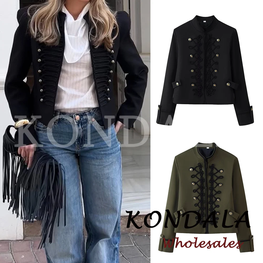 Женский блейзер KONDALA на молнии с карманами и декоративным узлом, модный пиджак для офиса и повседневной носки, коллекция 2026, шикарный женский топ
Женский блейзер KONDALA на молнии с карманами и декоративным узлом, модный пиджак для офиса и повседневной носки, коллекция 2026, шикарный женский топ