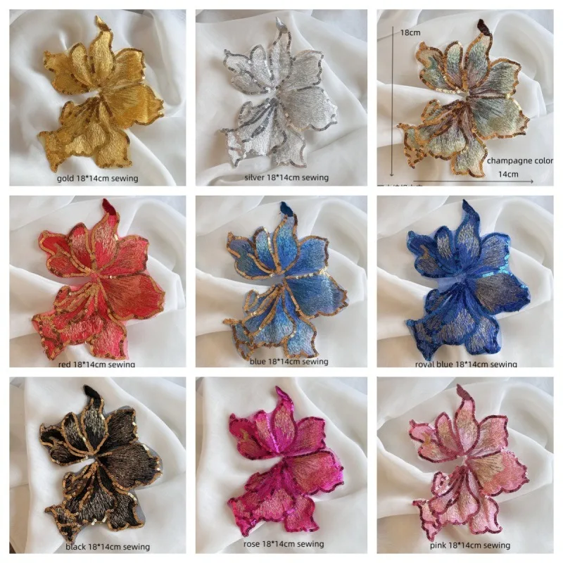 30Pcs Sequin Flower Patches Embroidery Patch Organza Fabric Military Applique Sew Clothing Wedding Evening Dress Accessory Diy
30Pcs Sequin Flower Patches Embroidery Patch Organza Fabric Military Applique Sew Clothing Wedding Evening Dress Accessory Diy