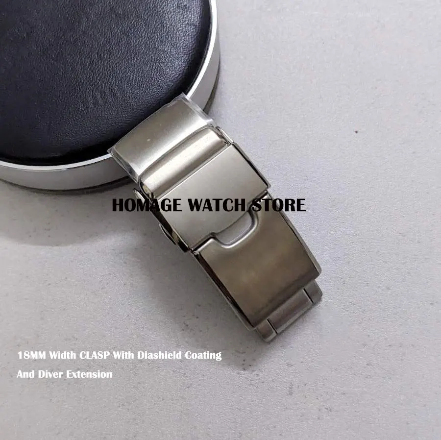 Watch Parts 18mm Width Stainless Steel With Diashield Coating Prospex 6R Diver Clasp Suitable For Watchband Replacement Buckle
Watch Parts 18mm Width Stainless Steel With Diashield Coating Prospex 6R Diver Clasp Suitable For Watchband Replacement Buckle