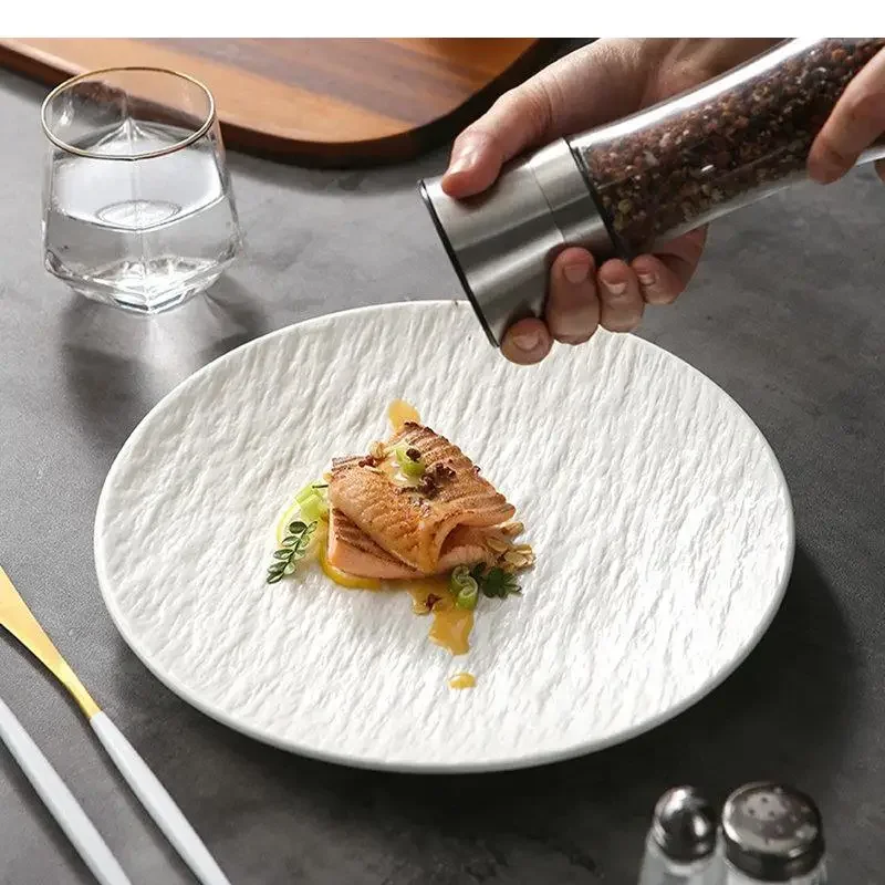 Ceramic Dinner Plate Restaurant Steak Dessert Snack Plates Sushi Salad Household Solid Color Tableware
Ceramic Dinner Plate Restaurant Steak Dessert Snack Plates Sushi Salad Household Solid Color Tableware