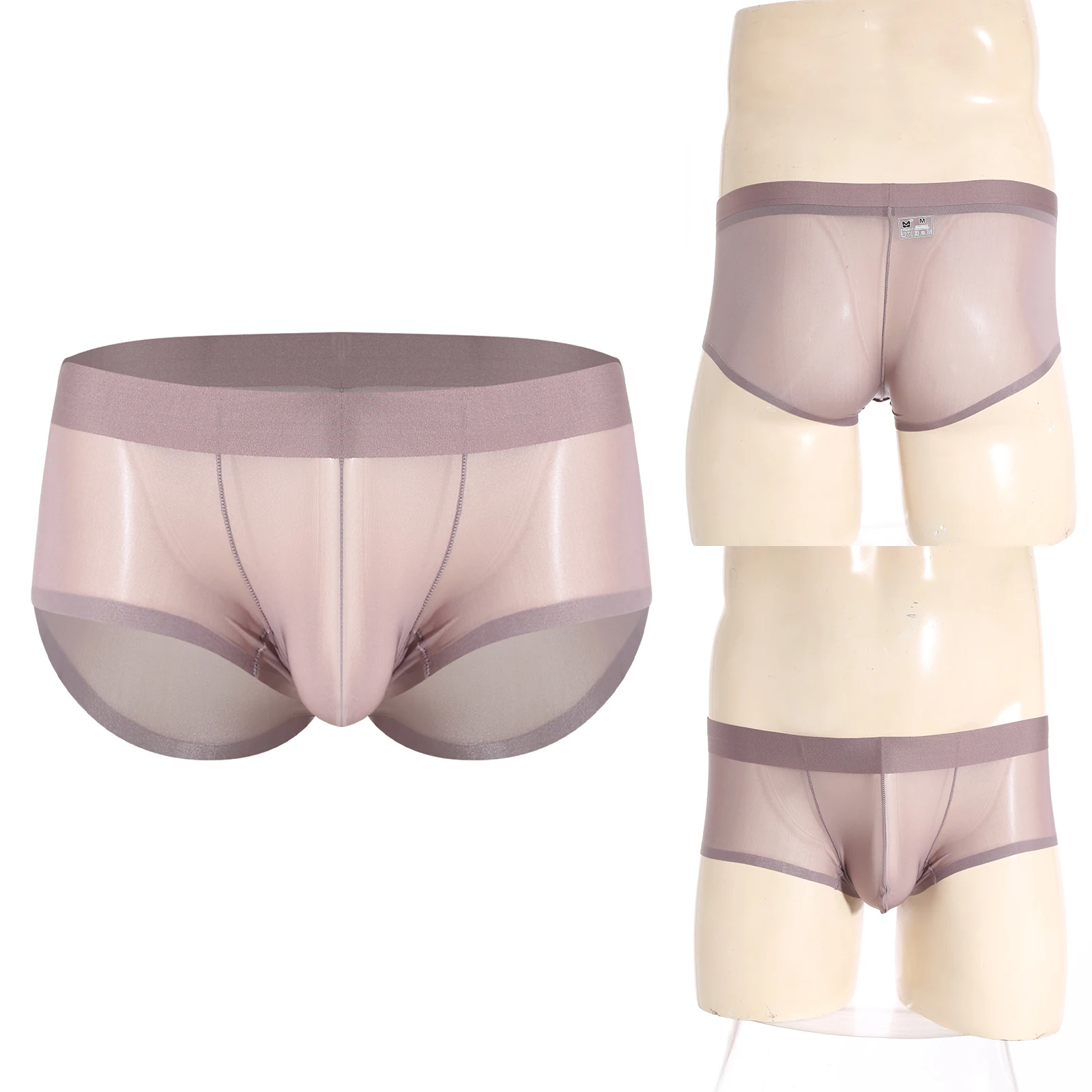 Men Breathable Boxer Briefs Underpants Sissy See Though Solid Color Panties Underwear for Daily Everyday Wear Panties
Men Breathable Boxer Briefs Underpants Sissy See Though Solid Color Panties Underwear for Daily Everyday Wear Panties