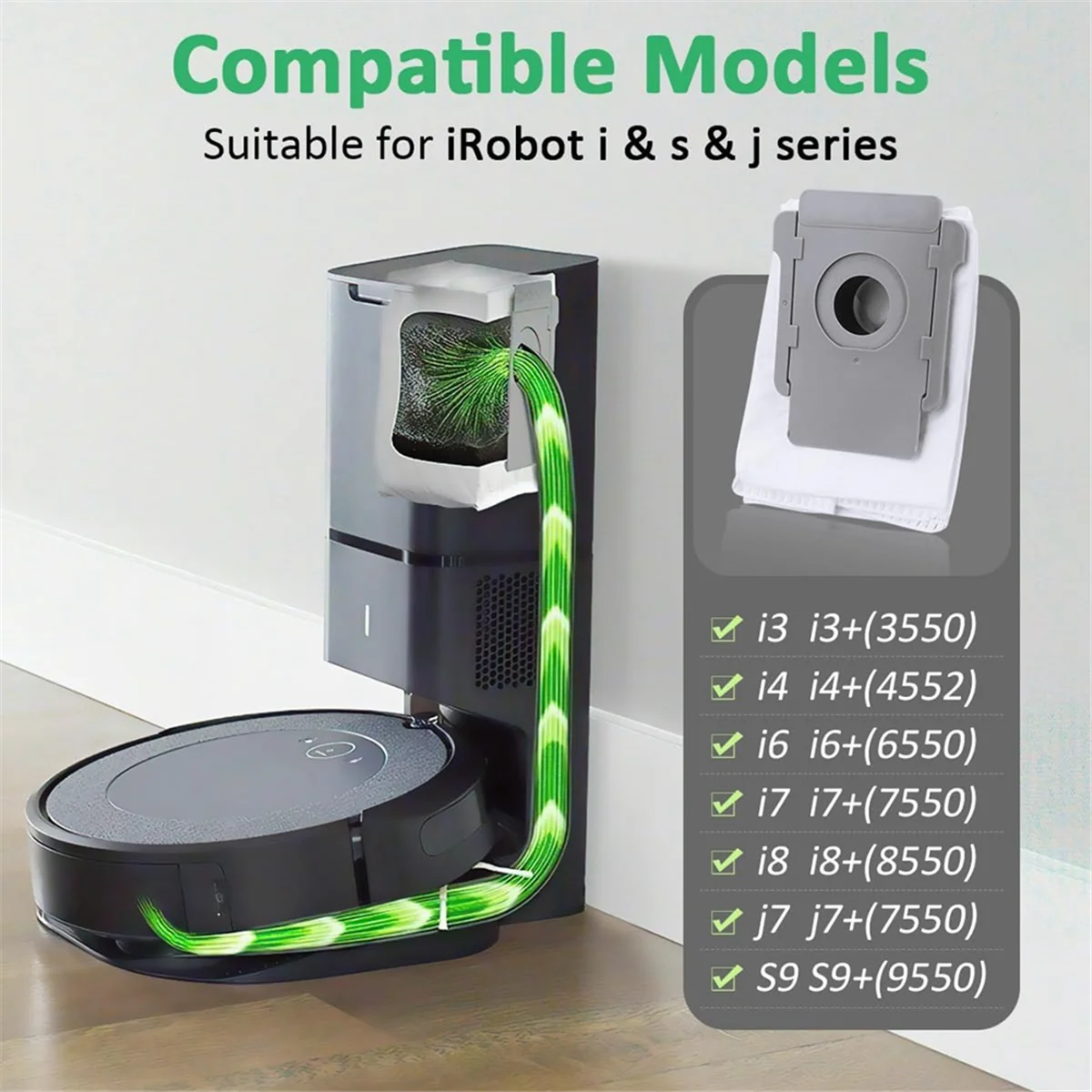 L32P_Мешки для удаления грязи для моделей IRobot Roomba E, I, & J I1+, I3+, I4+
L32P_Мешки для удаления грязи для моделей IRobot Roomba E, I, & J I1+, I3+, I4+