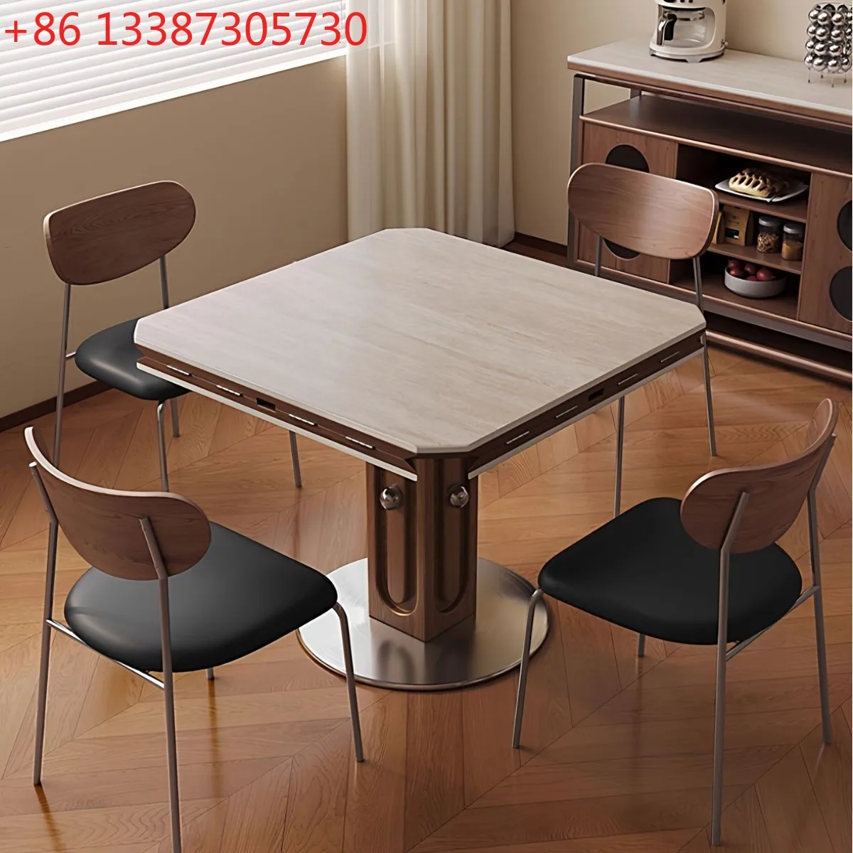 French medieval solid wood folding dining table new retractable variable round table rock slab American style
French medieval solid wood folding dining table new retractable variable round table rock slab American style