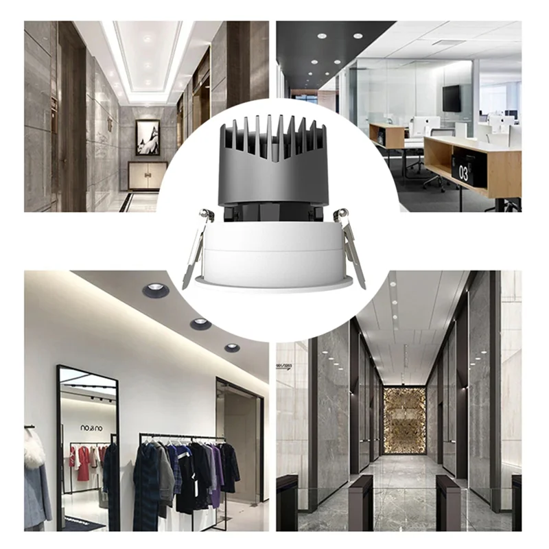 AB15-Dimmable Recessed Downlight 7W Aluminum Dining Room Office Bedroom Lighting Suitable For Worldwide Lighting 4000K
AB15-Dimmable Recessed Downlight 7W Aluminum Dining Room Office Bedroom Lighting Suitable For Worldwide Lighting 4000K