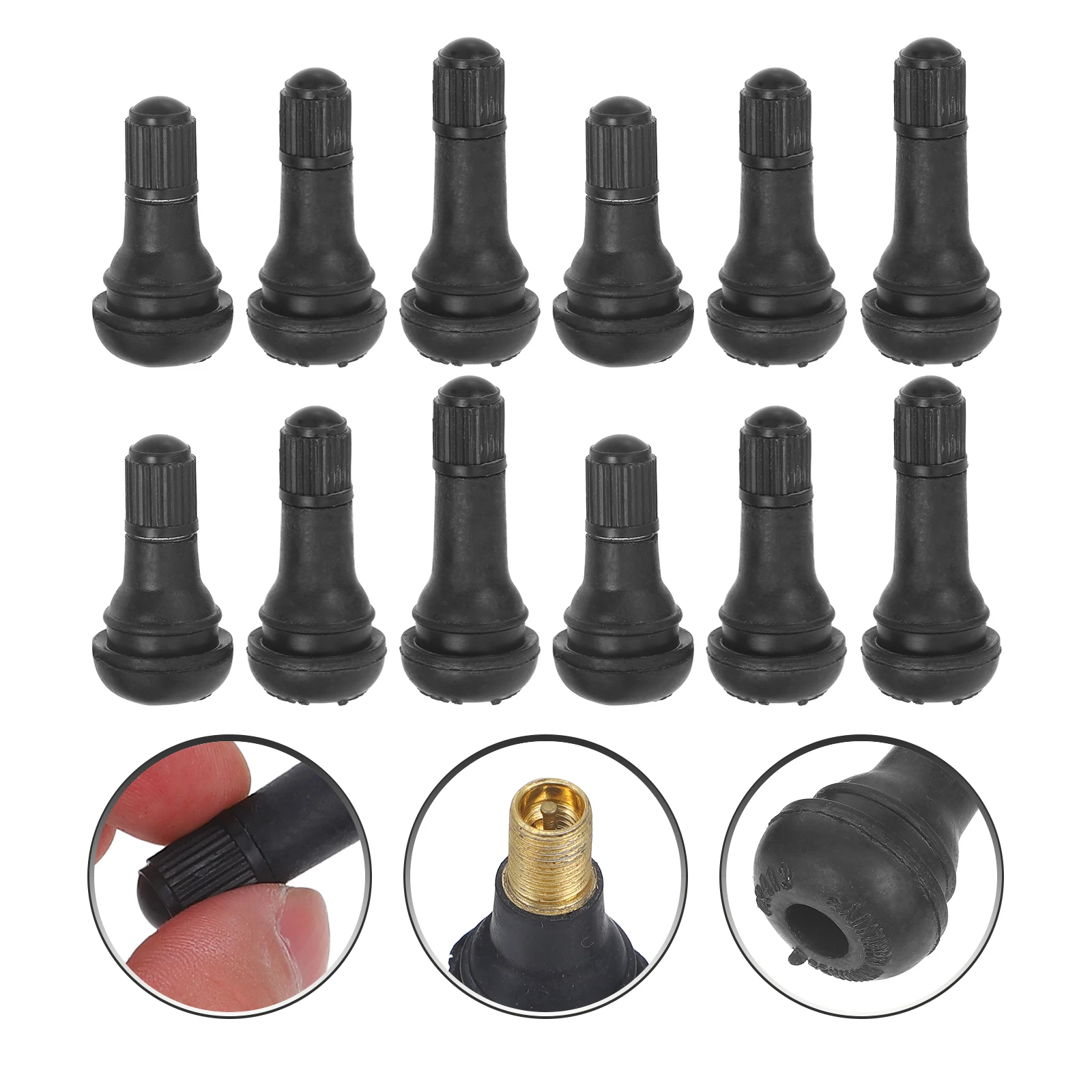 30 Pcs Valve Replacement Tire Vacuum Gas Nozzle Air Copper Car Stem Automobile Valves
30 Pcs Valve Replacement Tire Vacuum Gas Nozzle Air Copper Car Stem Automobile Valves